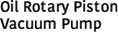 Oil Rotary PistonVacuum Pump